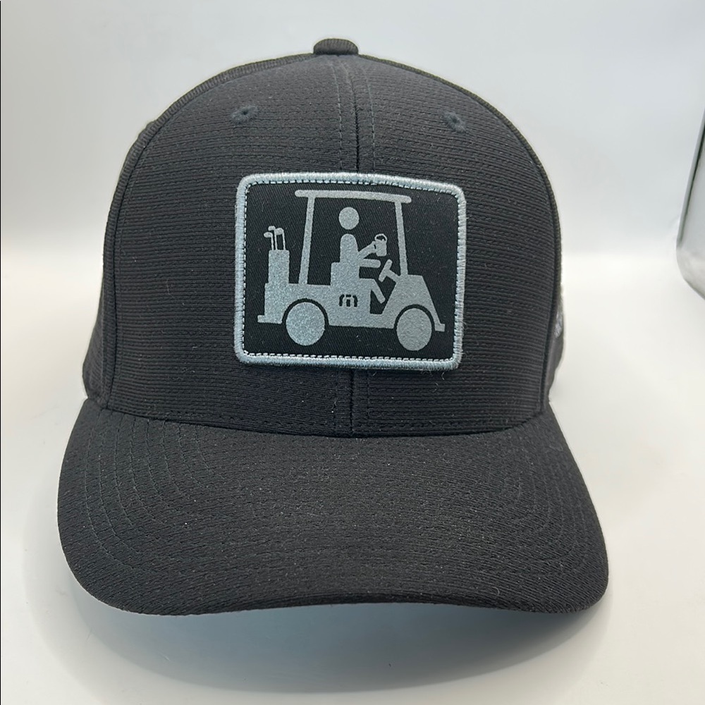Springfield Golf Resort Black Golf Cart baseball cap SnapBack - Picture 4 of 12